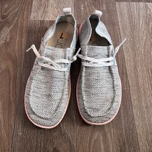 Hey Dude Women’s Gray and Pink Shoes